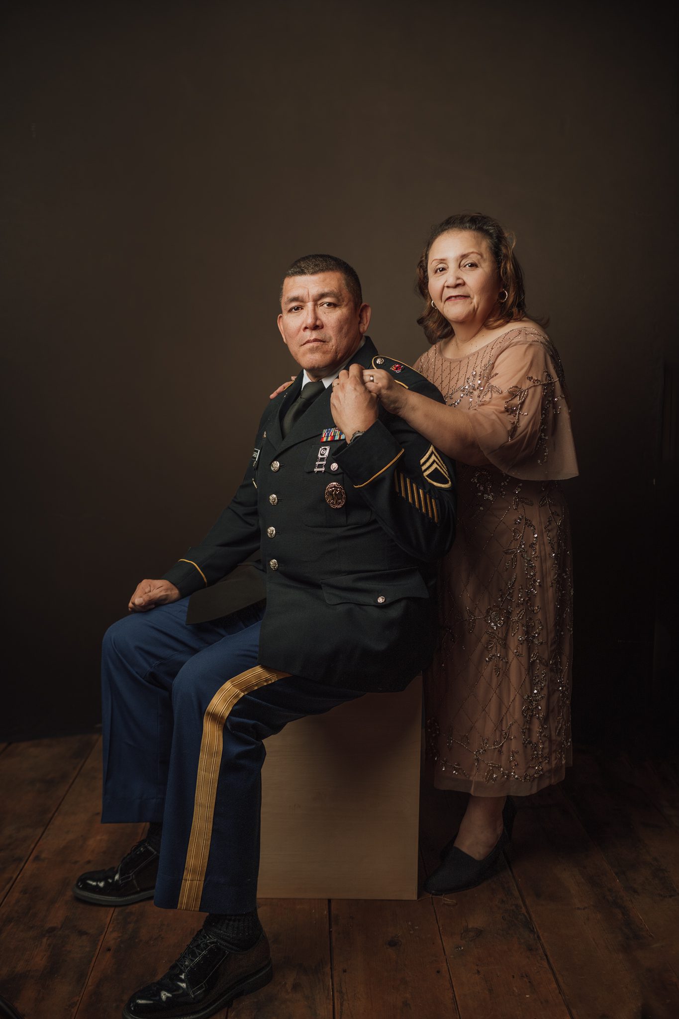 military couple