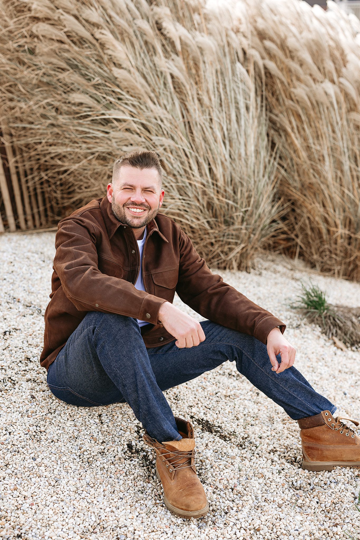 Authentic lifestyle dating profile photos by the ocean in New Jersey
