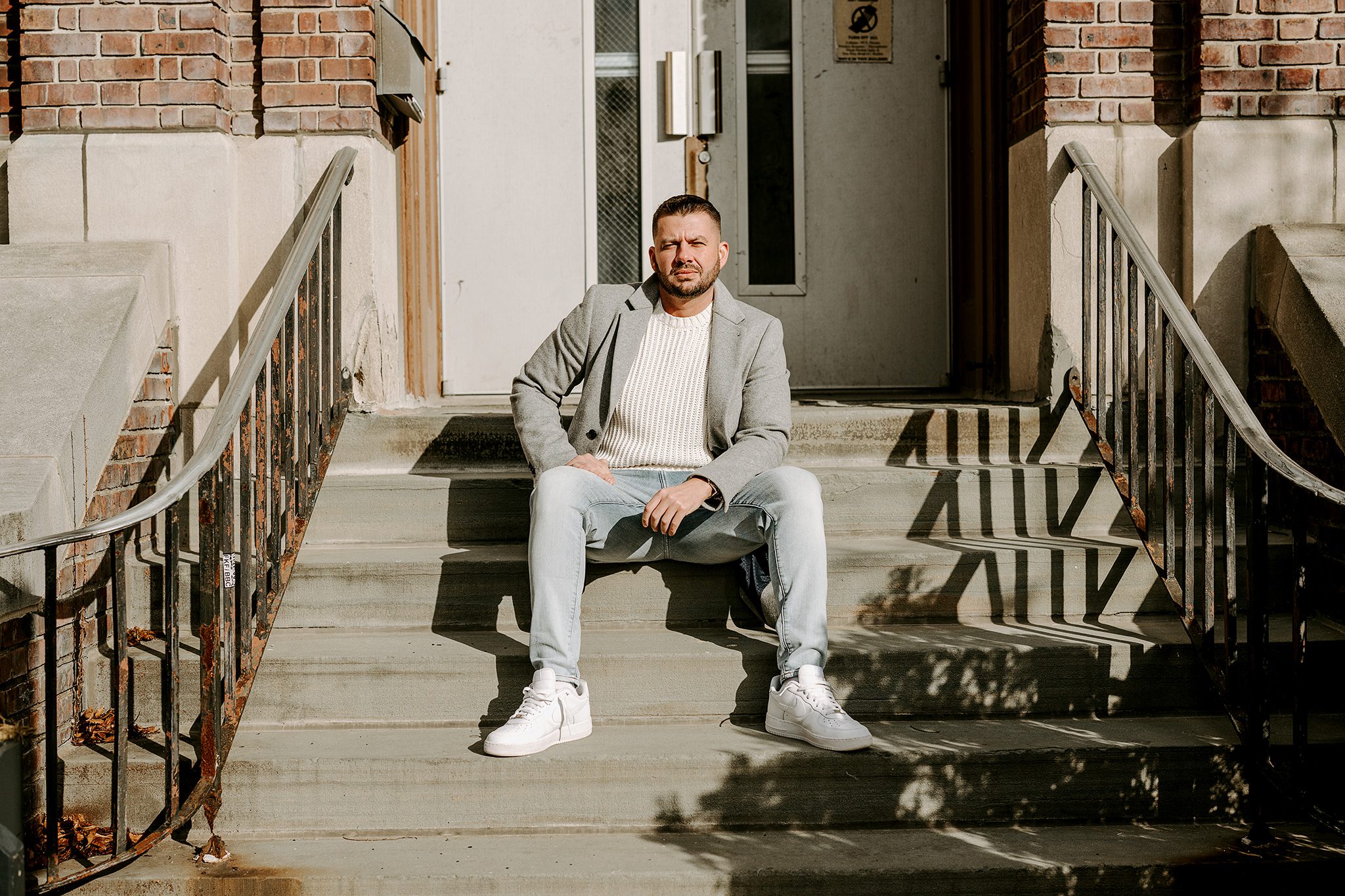 Authentic lifestyle dating profile photos by the ocean in New Jersey